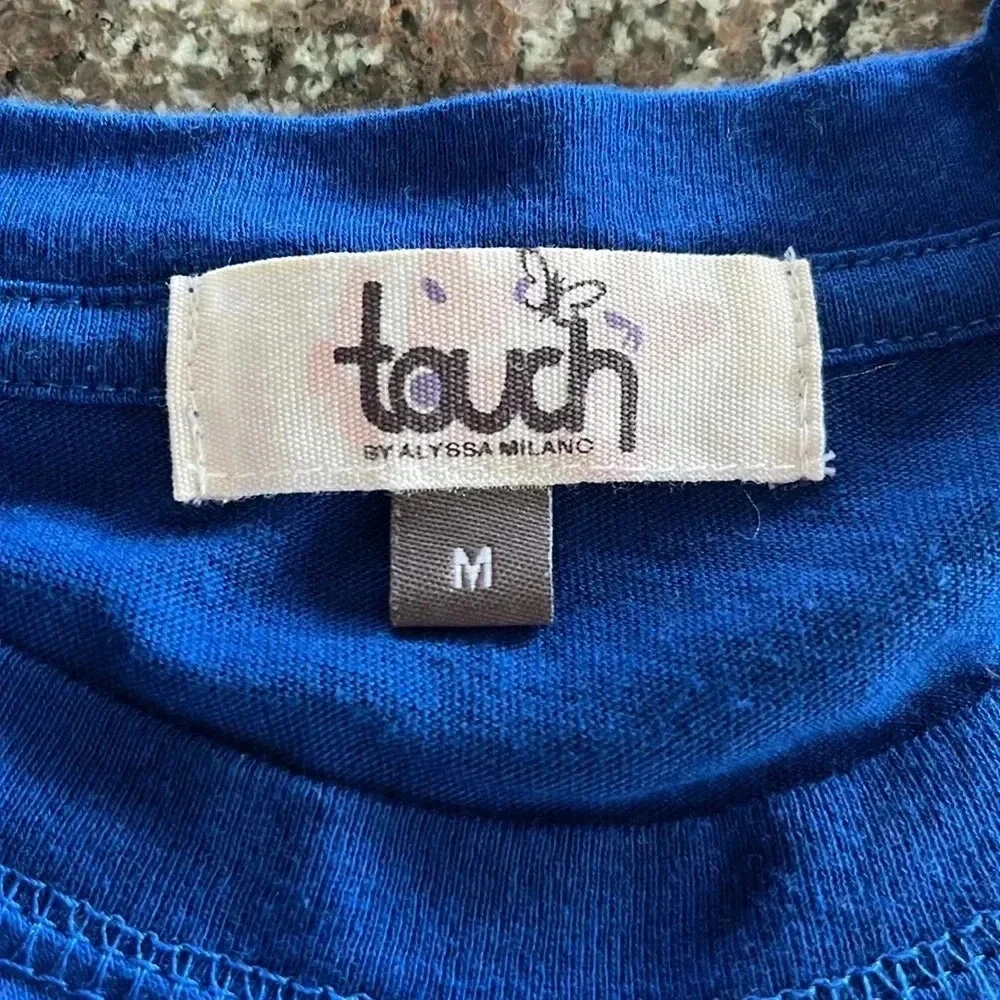 CHICAGO CUBS LONG SLEEVE TEE TOUCH BY ALYSSA MILANO Super Soft Womens size med - Picture 6 of 9
